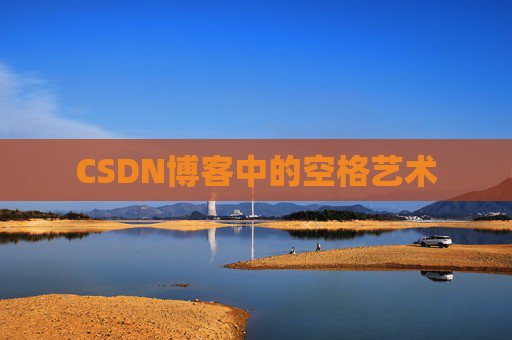 CSDN博客中的空格艺术